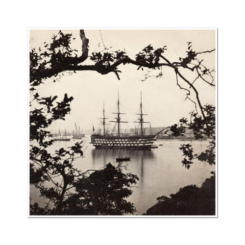 HMS Imprégnable à Devonport | G.W. Wilson | 1861