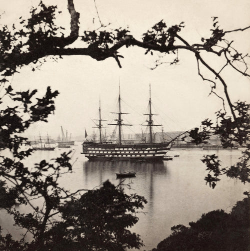 HMS Imprégnable à Devonport | G.W. Wilson | 1861
