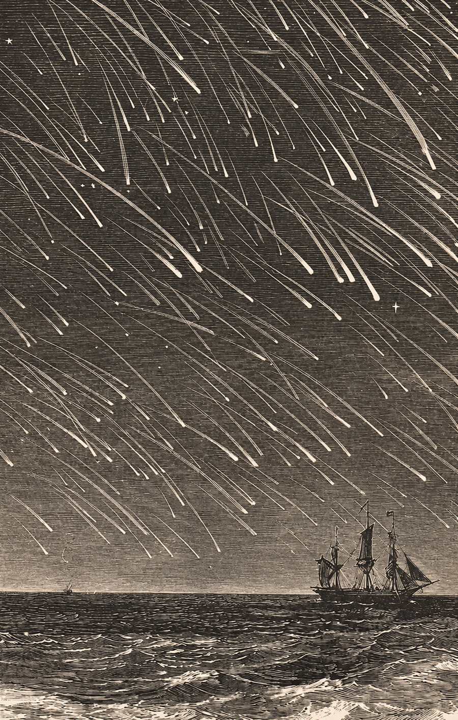 Meteoric Shower as Seen off Cape Florida | John C. Adams | 1891
