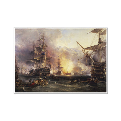 Le bombardement d'Alger | George Chambers | 1836