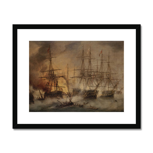 La batalla de Navarino | Thomas Luny | 1828