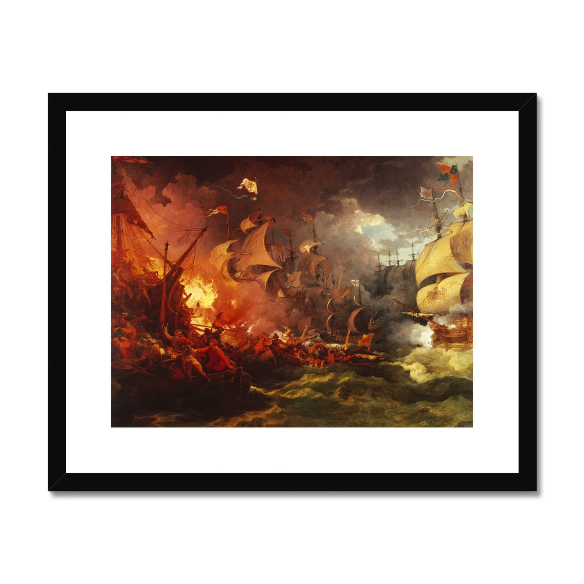 Defeat of The Spanish Armada by Philip James de Loutherbourg Buy