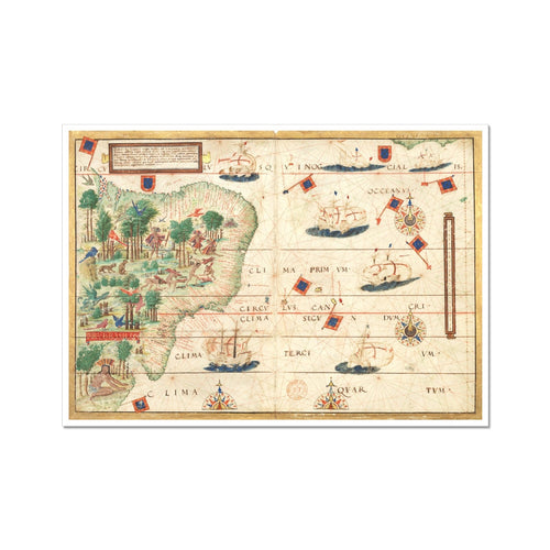 Mapa de Brasil | Lopo Homem | 1519