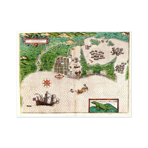 Sir Francis Drake en Cartagena | Baptista Boácio | 1589