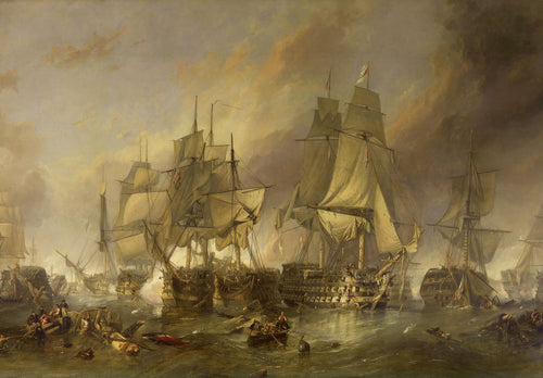La bataille de Trafalgar | William Clarkson Stanfield | 1826