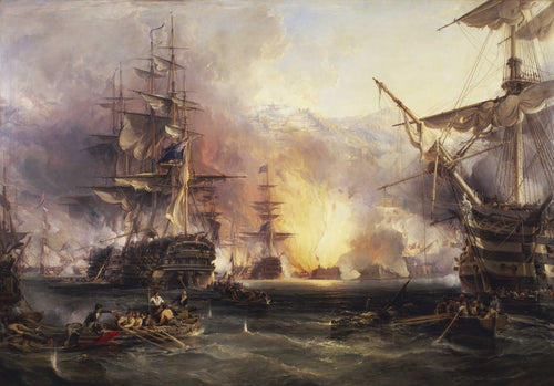 Le bombardement d'Alger | George Chambers | 1836