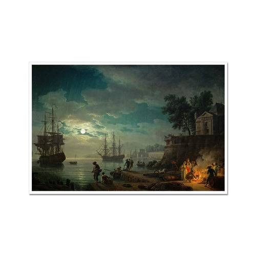 Port au clair de lune | Claude Joseph Vernet | 1771