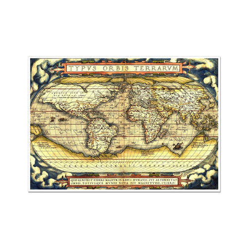 Mapa mundial de Ortelius | Abraham Ortelio | 1570