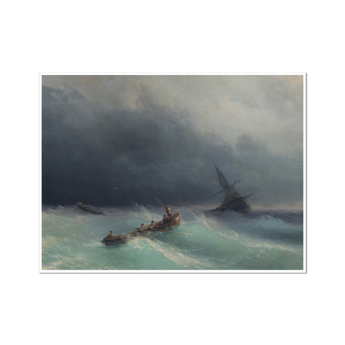 Tempête en mer | Ivan Aïvazovski | 1873