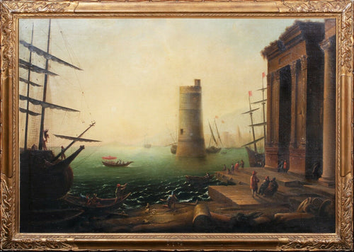 Paysage portuaire classique | Claude Lorrain | XVIIe / XVIIIe siècle