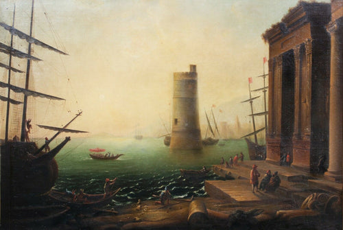 Paysage portuaire classique | Claude Lorrain | XVIIe / XVIIIe siècle