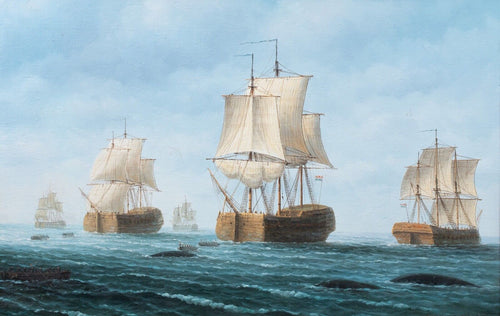 Navires hollandais de chasse à la baleine | XIXe siècle