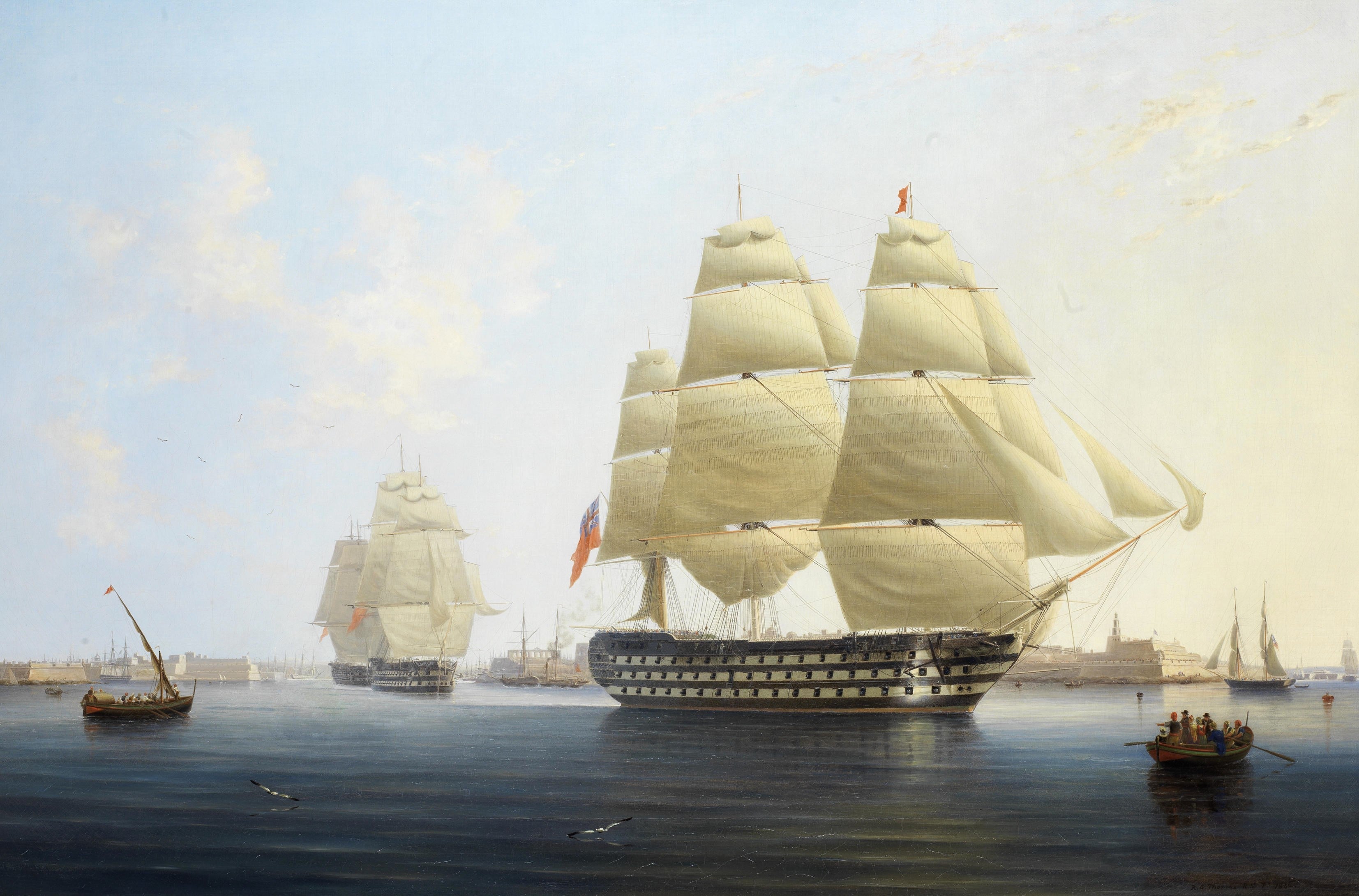 HMS Queen: A Victorian Flagship In Three Paintings