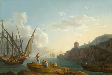 Coastal Landscape near Vietri | Jacob Philipp Hackert | 1776