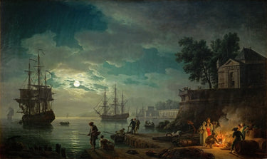 Seaport by Moonlight | Claude Joseph Vernet | 1771