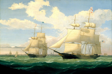 The Ships "Winged Arrow" and "Southern Cross" | Fitz Henry Lane | 1853
