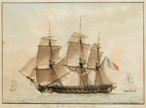 French Frigate | Antoine Roux | 19th Century