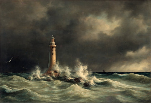 Eddystone Lighthouse | Anton Melbye | 1846