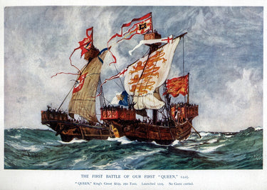 Queen The Kings Great Ship 1225 Henry III | Charles Edward Dixon | 1920