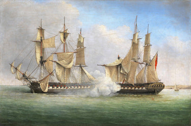 HMS  Crescent and The Reunion | C. M. Jones | 19th Century