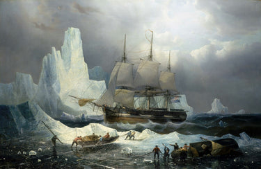 HMS Erebus in The Ice | François Musin | 19th Century