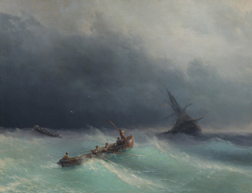 Storm at Sea | Ivan Aivazovsky | 1873