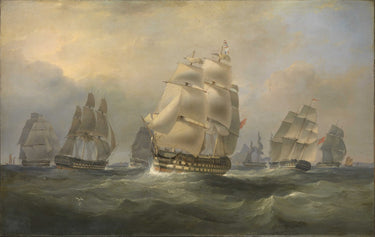 East Indiamen in the China Seas | Edward Duncan | 1820