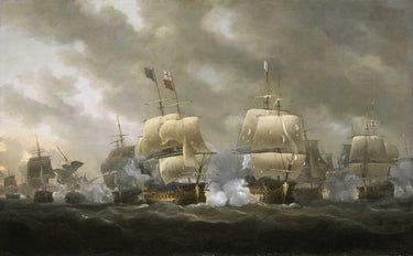 The Battle of Quiberon Bay, 20 November 1759 |  Nicholas Pocock | 1812