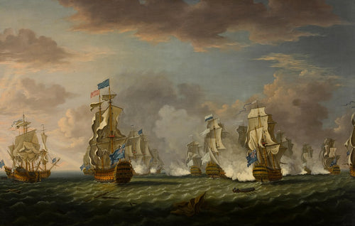 The Battle off Lagos, August 18th 1759 | Richard Paton | 1760