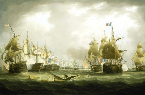 The Battle of Trafalgar | Thomas Buttersworth | 19th Century