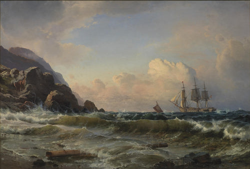 A Norwegian Coastline | C.F. Sørensen | 1870