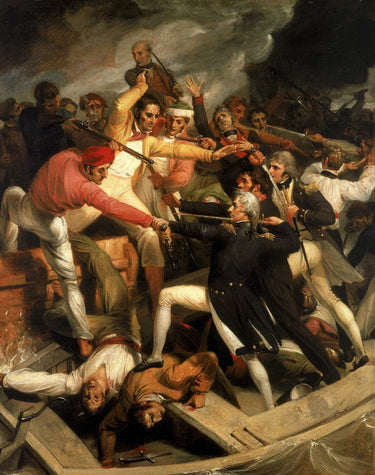 Nelson in Conflict with a Spanish Launch | Richard Westall | 1806