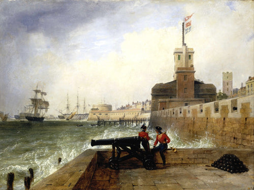 Semaphore at Portsmouth | Edward William Cooke | 1836