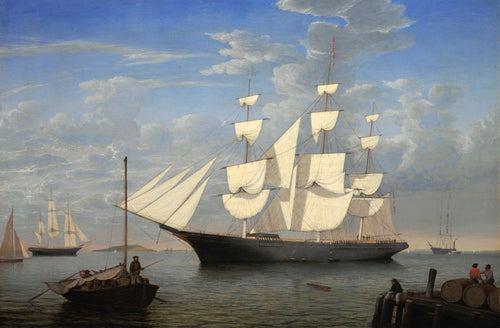 Starlight in Harbor | Fitz Henry Lane | 1855