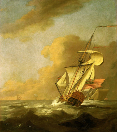 Ketch Rigged Royal Yacht | Johann van der Hagen | 1710