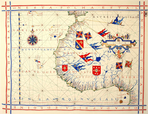 Portuguese Nautical Chart | Fernão Vaz Dourado | 1571