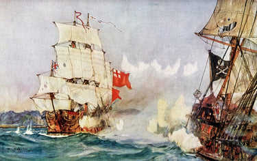 Battle of Cape Lopez | Charles Edward Dixon | 20 Century