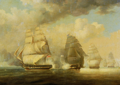 Escape of HMS Belvidera |  William John Huggins | 19th Century