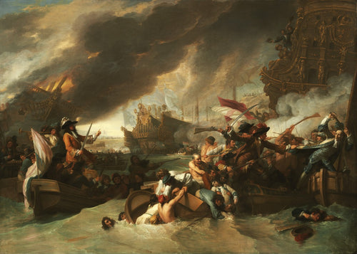 The Battle of La Hogue | Benjamin West | 1778