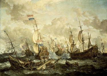 The Four Days Battle | Abraham Storck | 1670