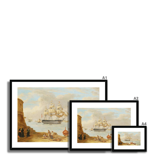 HMS Britannia entering the Grand Harbour | Anton Schranz | 1820