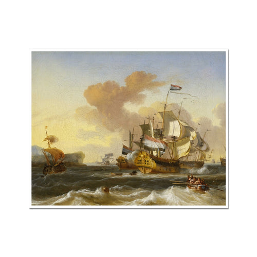 Dutch Flagship and Other Vessels | Hendrik Rietschoof | 1700