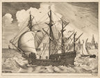 Armed Four-Master Putting Out to Sea | Frans Huys after Pieter Bruegel the Elder | 16th Century