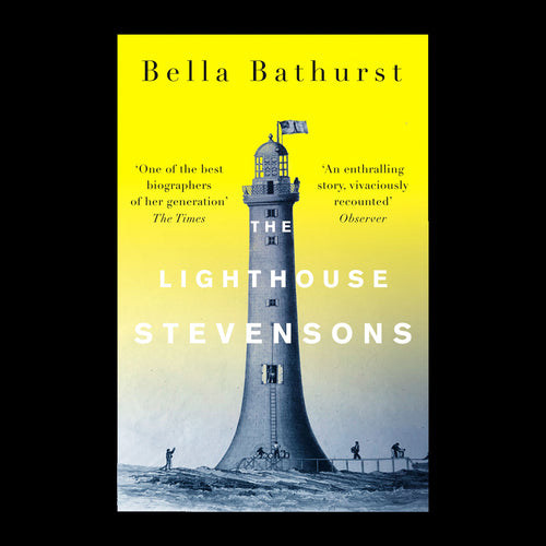 The Lighthouse Stevensons by Bella Bathurst – original cover on a black background