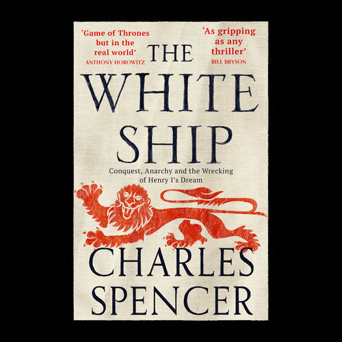 The White Ship by Charles Spencer – original cover on a black background