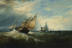 Off Sandy Hook | Edward Moran | 1858