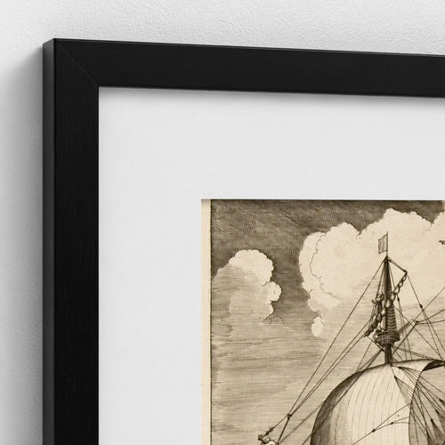 Armed Four-Master Putting Out to Sea | Frans Huys after Pieter Bruegel the Elder | 16th Century