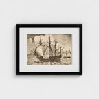 Armed Four-Master Putting Out to Sea | Frans Huys after Pieter Bruegel the Elder | 16th Century