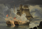 HMS Mars and the French Hercule | John Christian Schetky | 19th Century