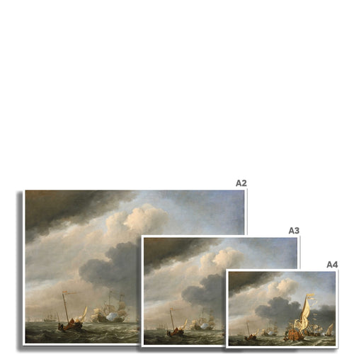 State Yacht with Dutch Ships | Willem van de Velde the Younger | 1673